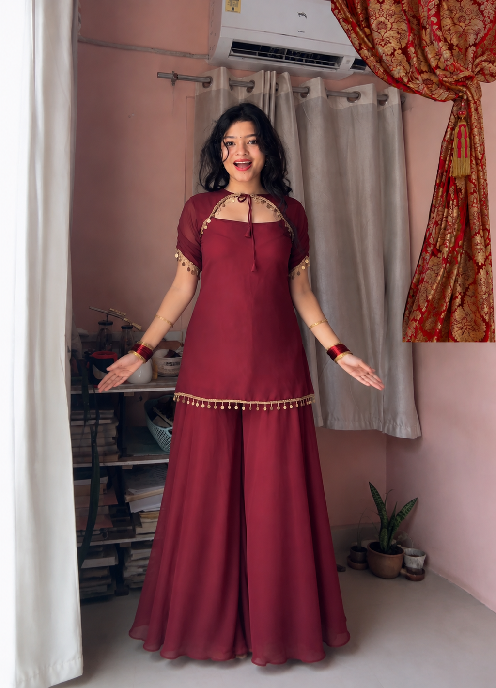 1. Afsara sharara set