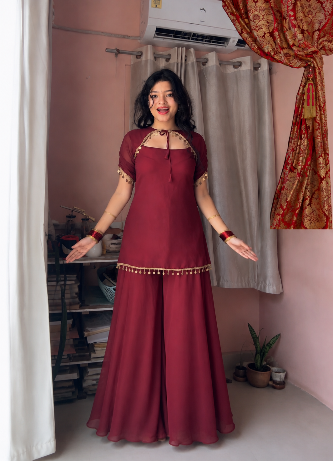 1. Afsara sharara set