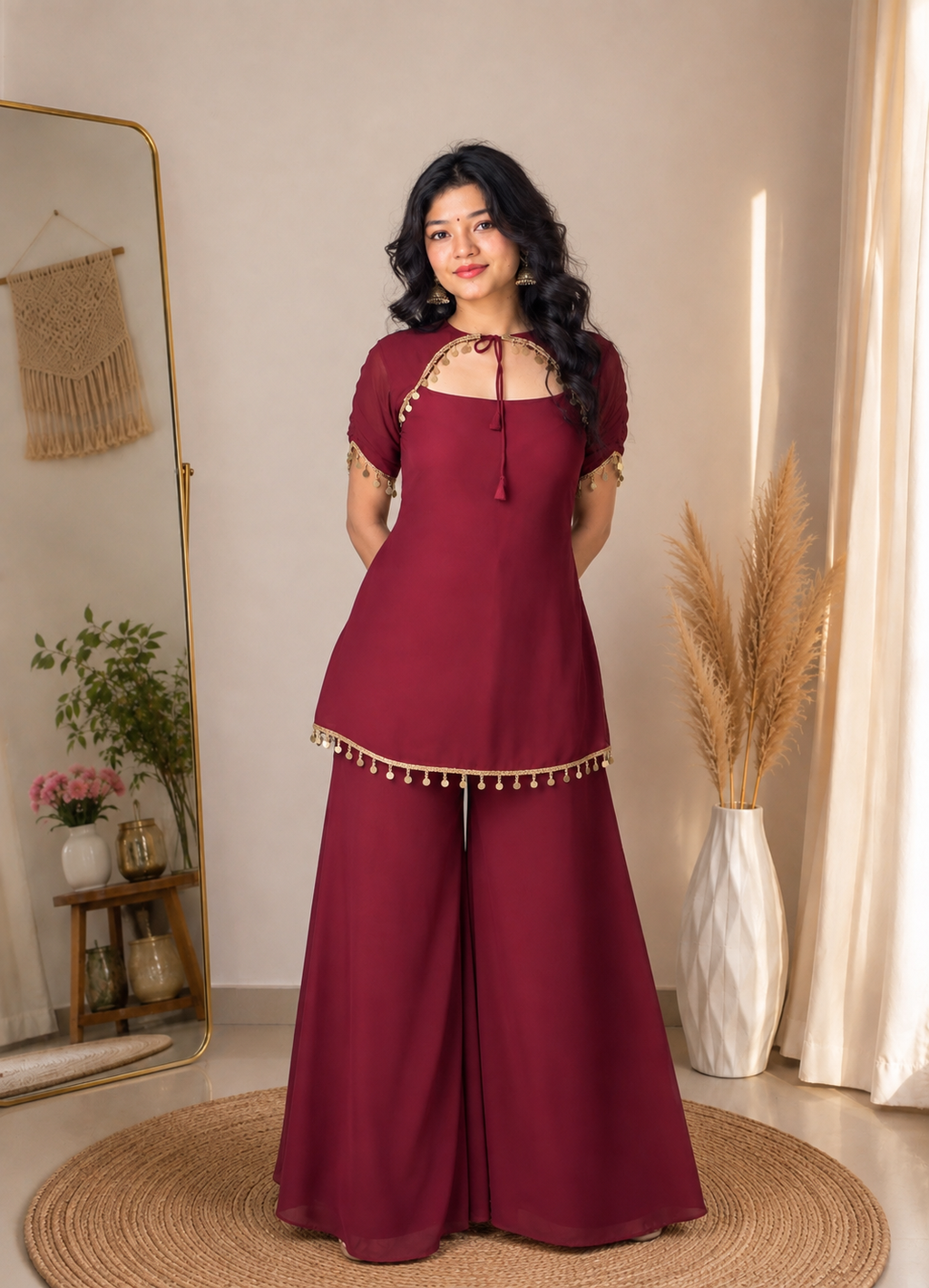 1. Afsara sharara set