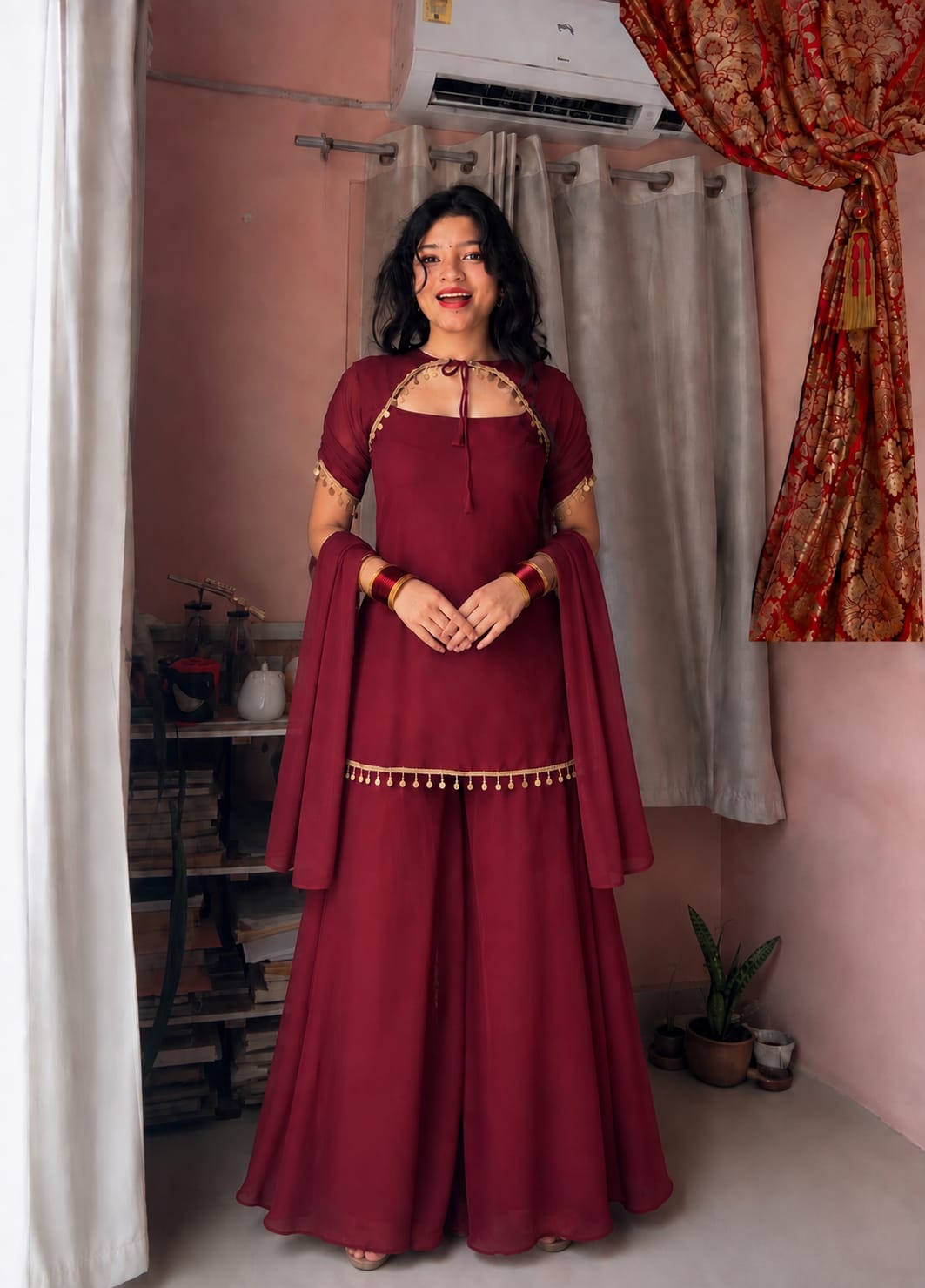 1. Afsara sharara set