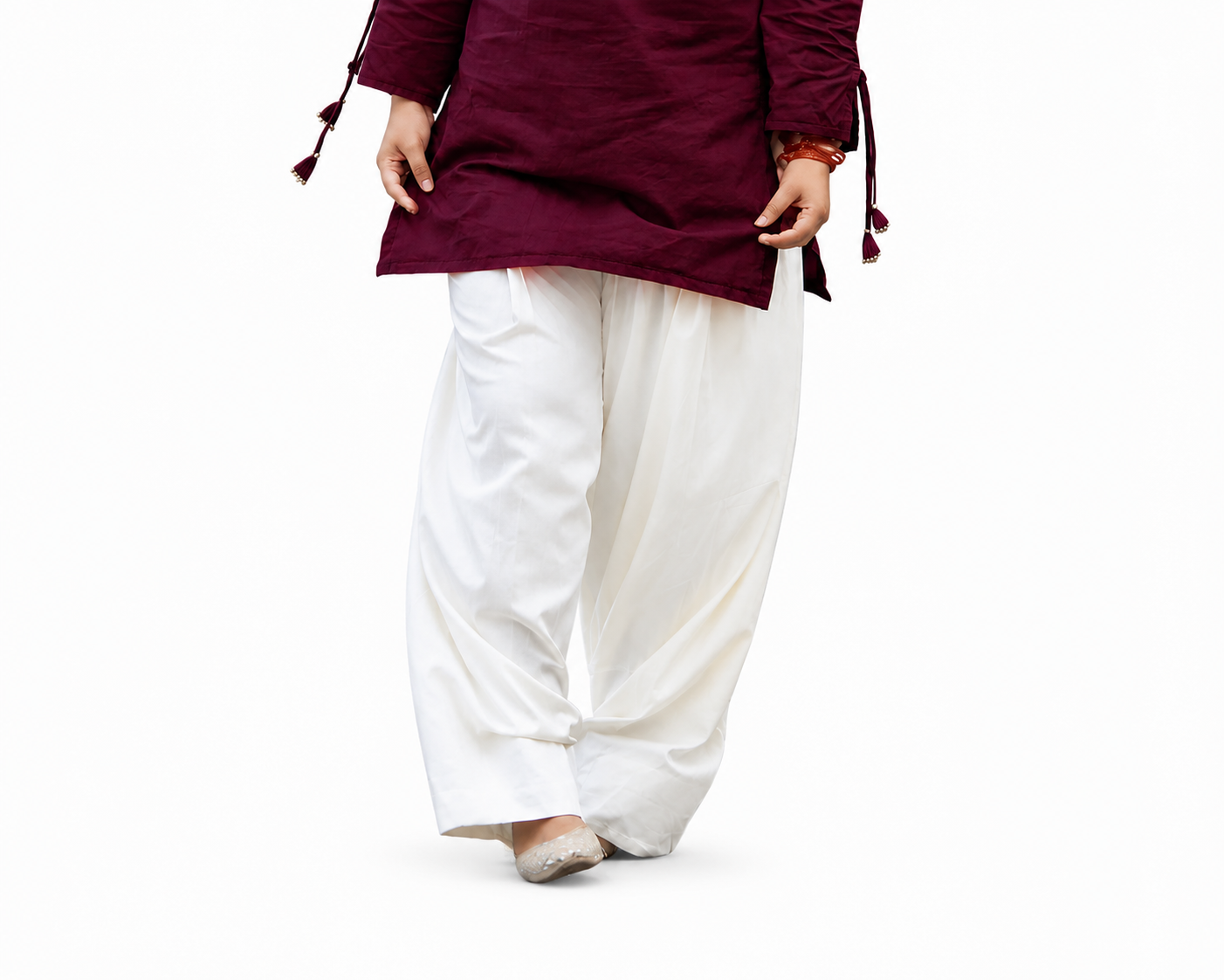 Brown Kurti full combo Set